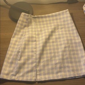 brandy plaid skirt